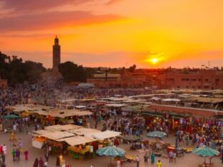 Marrakech, ancienne cité impériale de l'ouest du Maroc