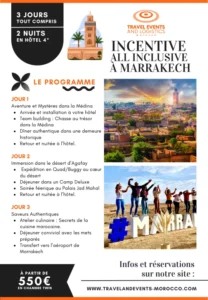 Votre séminaire all inclusive à marrakech